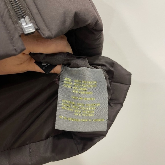 Kenneth Cole Quilted Down Puffer Vest Chocolate M - Picture 5 of 7